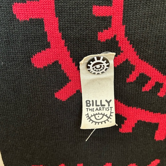 NWT Billy The Artist Gears Unisex Scarf 2012 - Picture 4 of 7